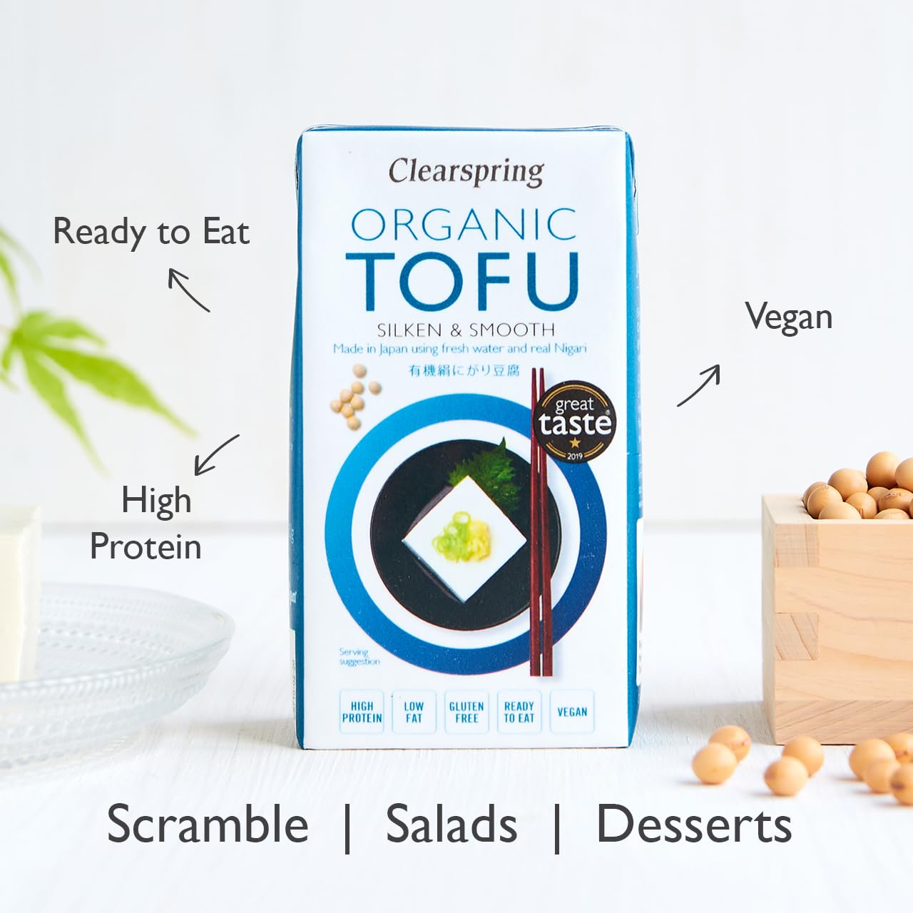 Clearspring Tofu orgánico, 300g