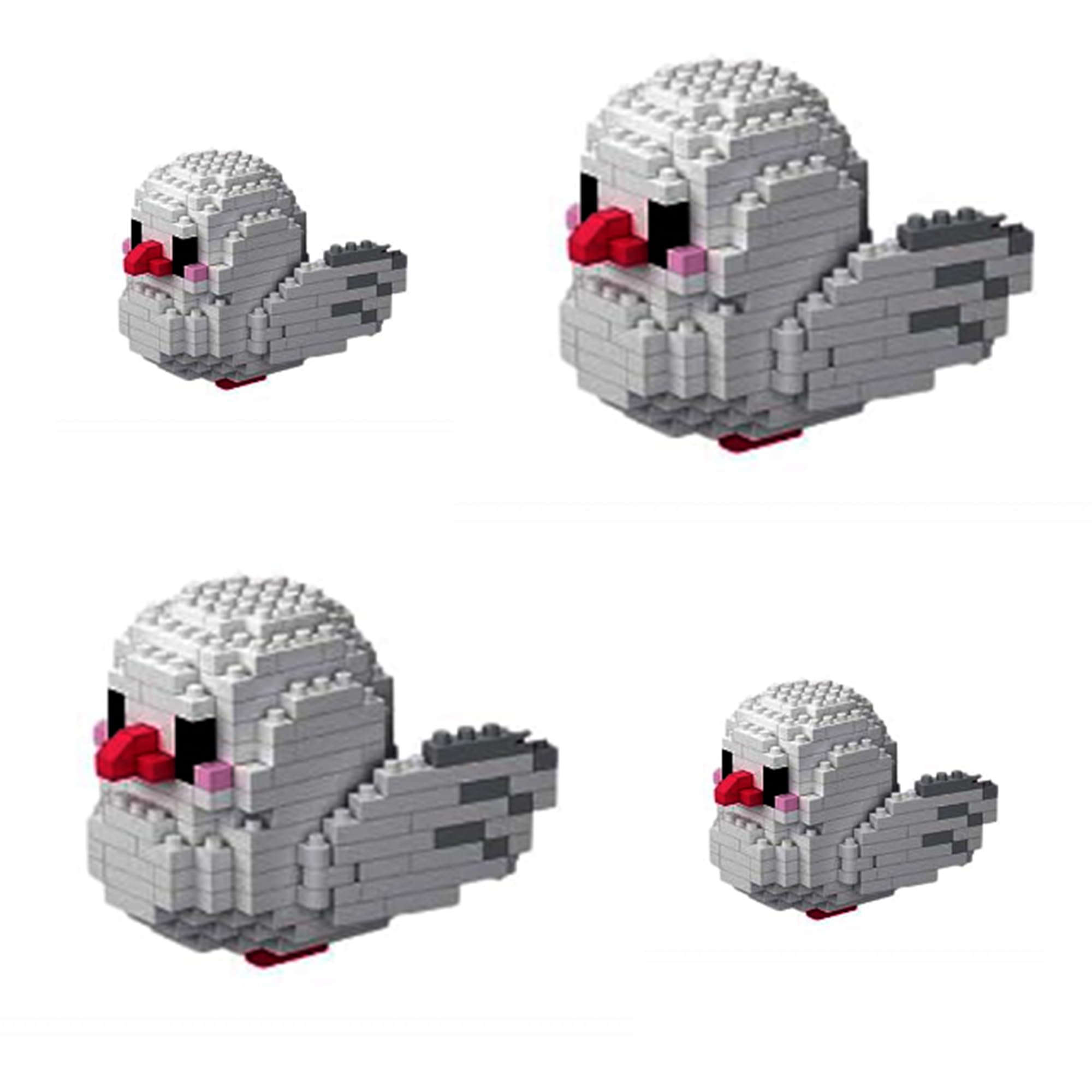 Photo 1 of 4pcs Anime Mini Building Toys