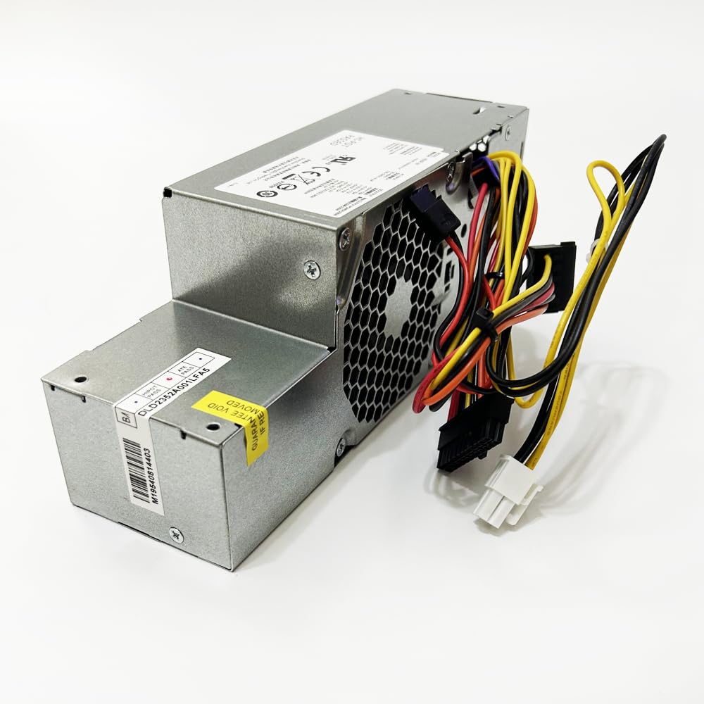 Computer-Netzteil-Transformator-Einheit, klein, 24-polig + 4-polig, 235 W, für Modell L235P-00 L235P-01 H235P-00 F235E-00 D235ES-00 AC235AS-00 für Dell OptiPlex 380 580S 760 780 960 980SFF