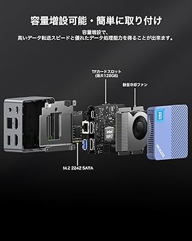 GMKtec ミニpc 第12世代 N97 mini pc Amazon.com: GMKtec Mini PC NucBox G5, Intel 12th Gen Alder