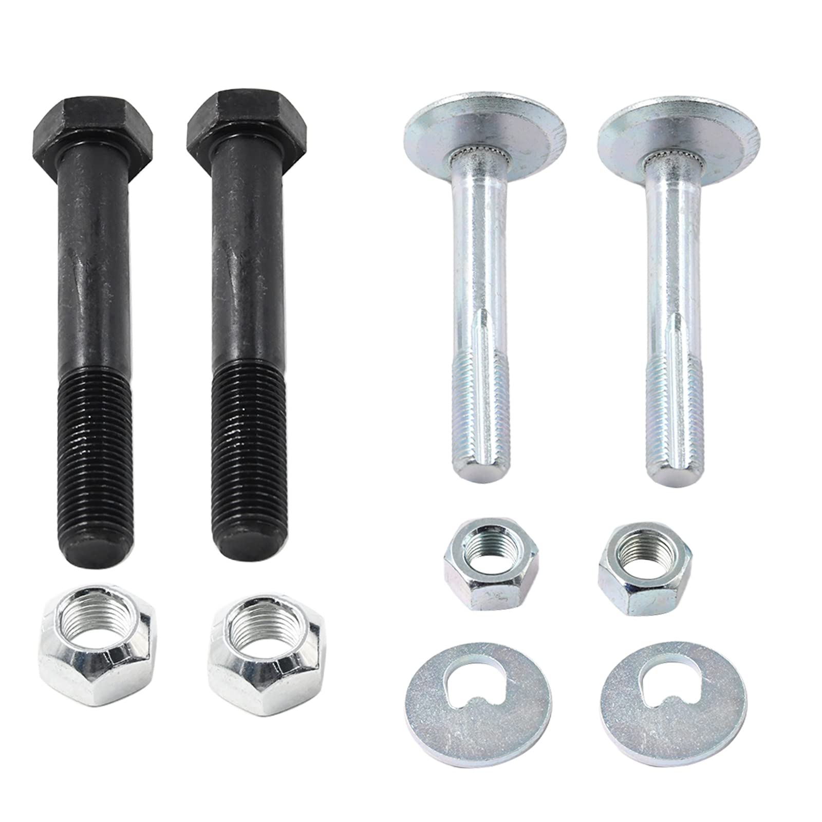 10 pièces Boulon excentrique et rondelle de suspension avant compatible avec VW T4 Transporter 91-03 M14 701407397C N90534002