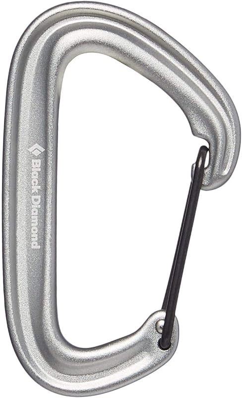 Mosquetón Black Diamond LiteWire, puerta de alambre forjada en caliente, escalada en roca