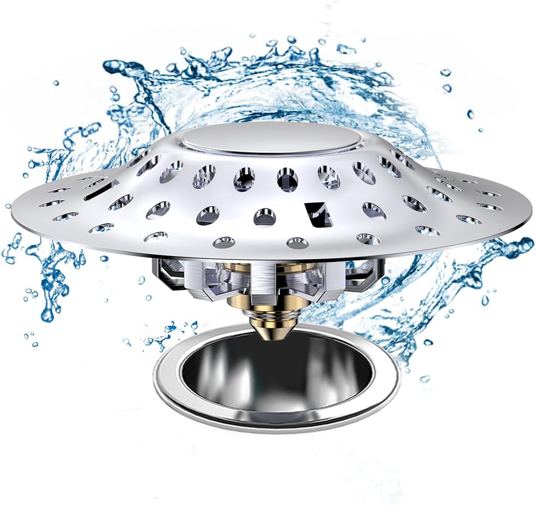 Bath Plug, XUEYUXUAN Universal Bath Plug, Bathtub Drainage Hair Catcher