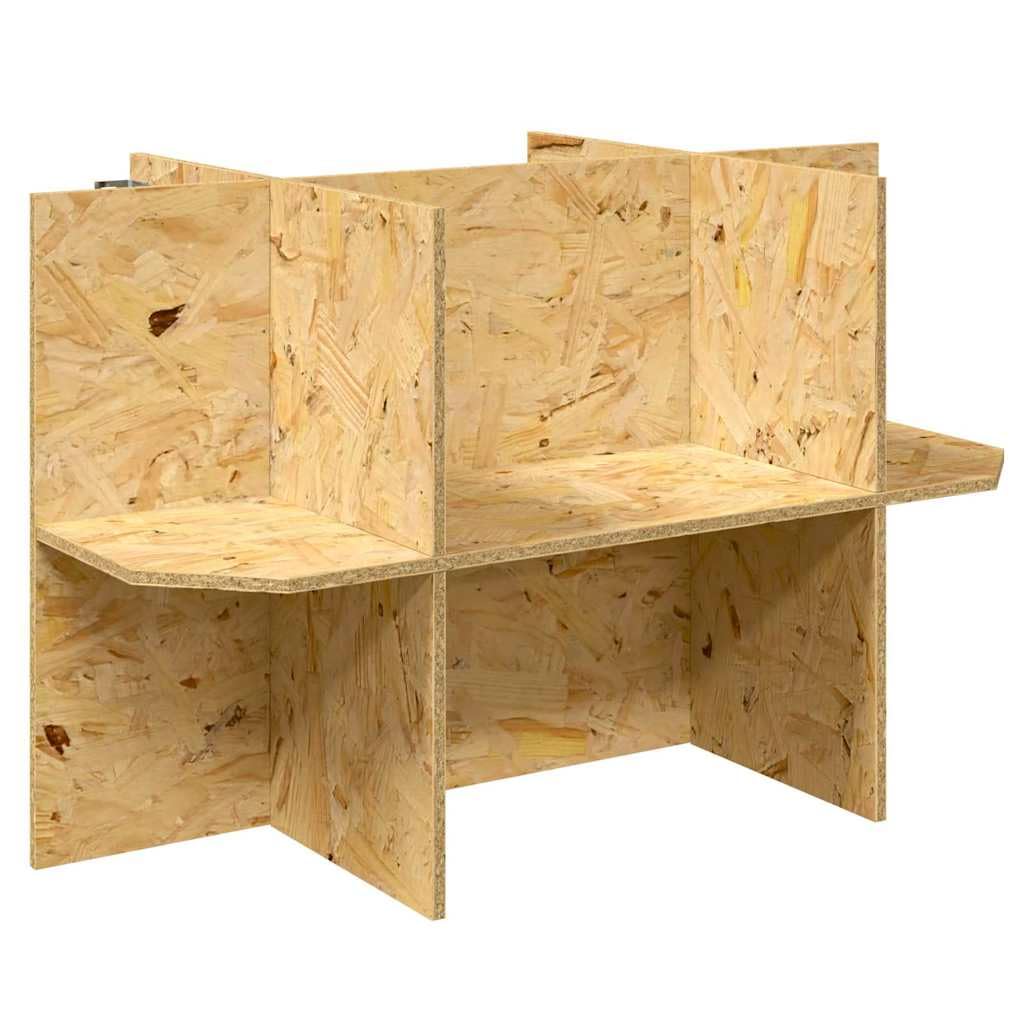 Base de terrario OSB de 80 x 50 x 50 cm, base de terrario independiente para reptiles y roedores con estantes
