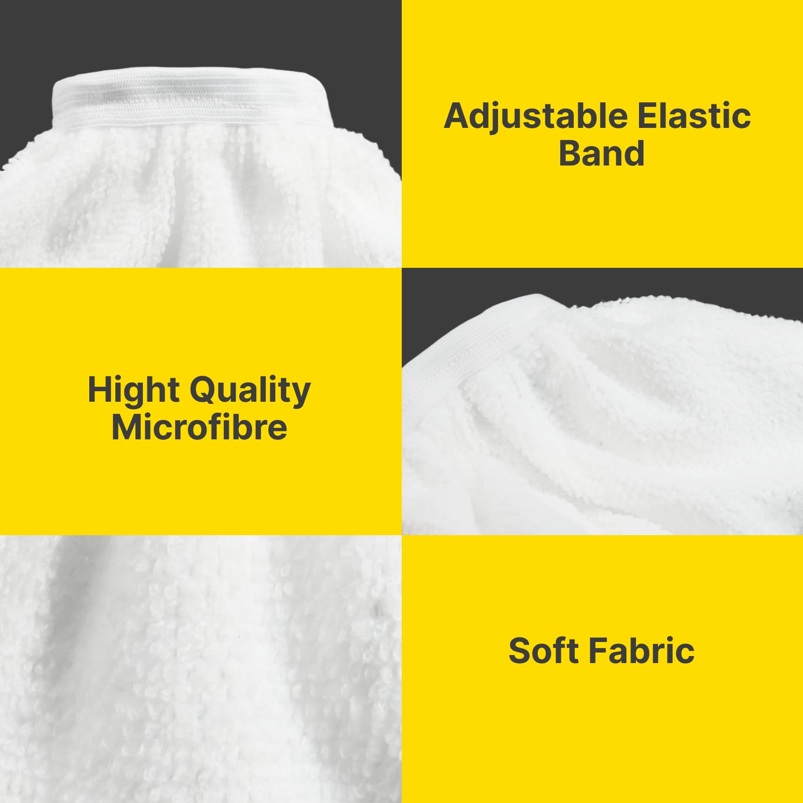 Accesorios de Limpieza a Vapor de Microfibra Compatible Karcher SC1/SC2/SC3/SC4/SC5