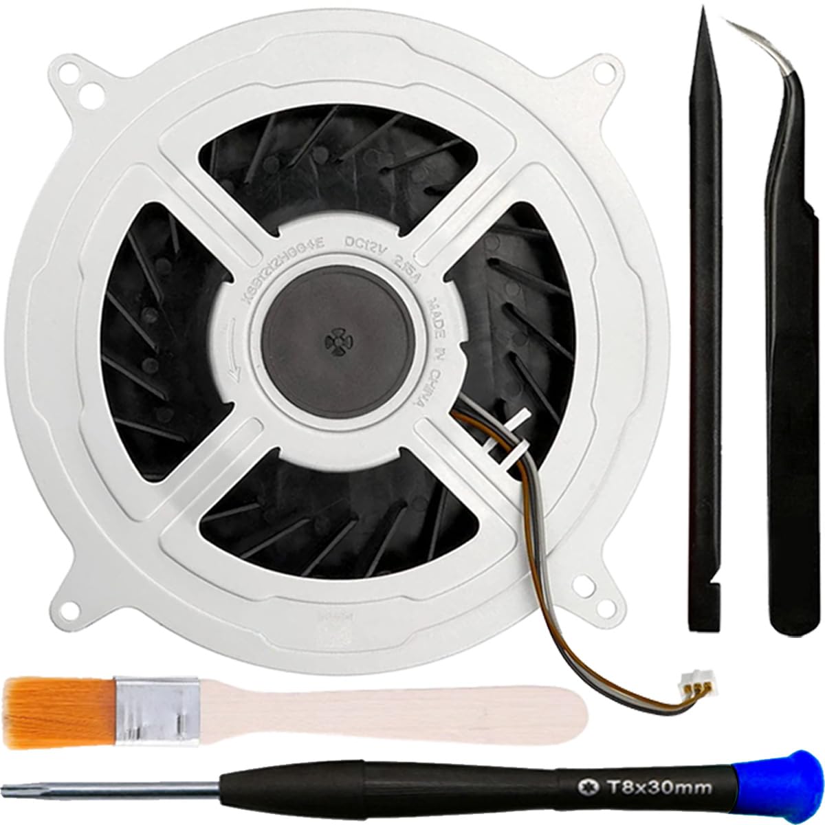 Para PS5 Ventilador de refrigeración interno 20DB 23 cuchillas 2.4A de repuesto KSB1212HGG4E Ventilador de bajo ruido para Sony Playstation 5 12047GA-12M-WB-01 General G12L12MS1AH-56J14