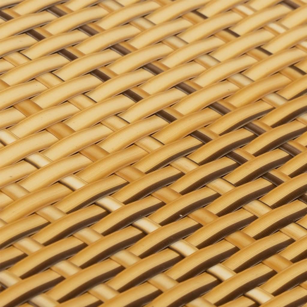 Parawan balkonowy, jasnobrązowy, 500 x 100 cm, rattanowy splot, ochrona przed wzrokiem, ogrodzenie ogrodowe, osłona balkonowa, ochrona
