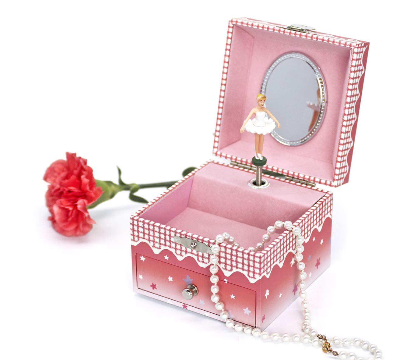 Carillon Portagioie Trousselier Per Bambina | Con Musica Di Mozart | Rosa | Idea Regalo - Foto 6