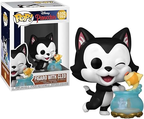 Miniatura 2 de POP Disney: Pinocho - Figaro Kissing Cleo Funko Figura de vinilo (con funda protectora de caja compatible), multicolor, 3.75 pulgadas
