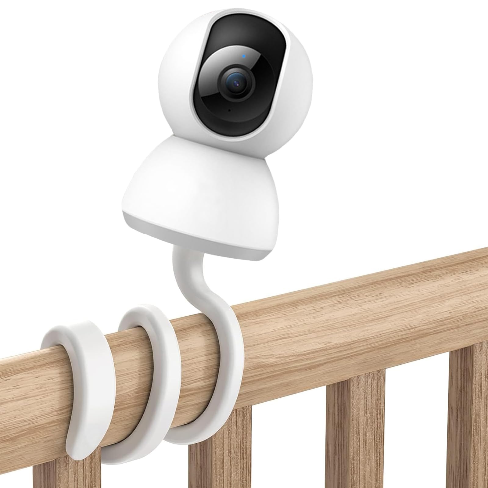 Raheem Supporto per baby monitor Tapo C200/C210/C211/C212/C220/C225, supporto per telecamera di sicurezza flessibile, Wi-Fi, telecamera IP per cameretta dei bambini, bordi per culla, baby monitor