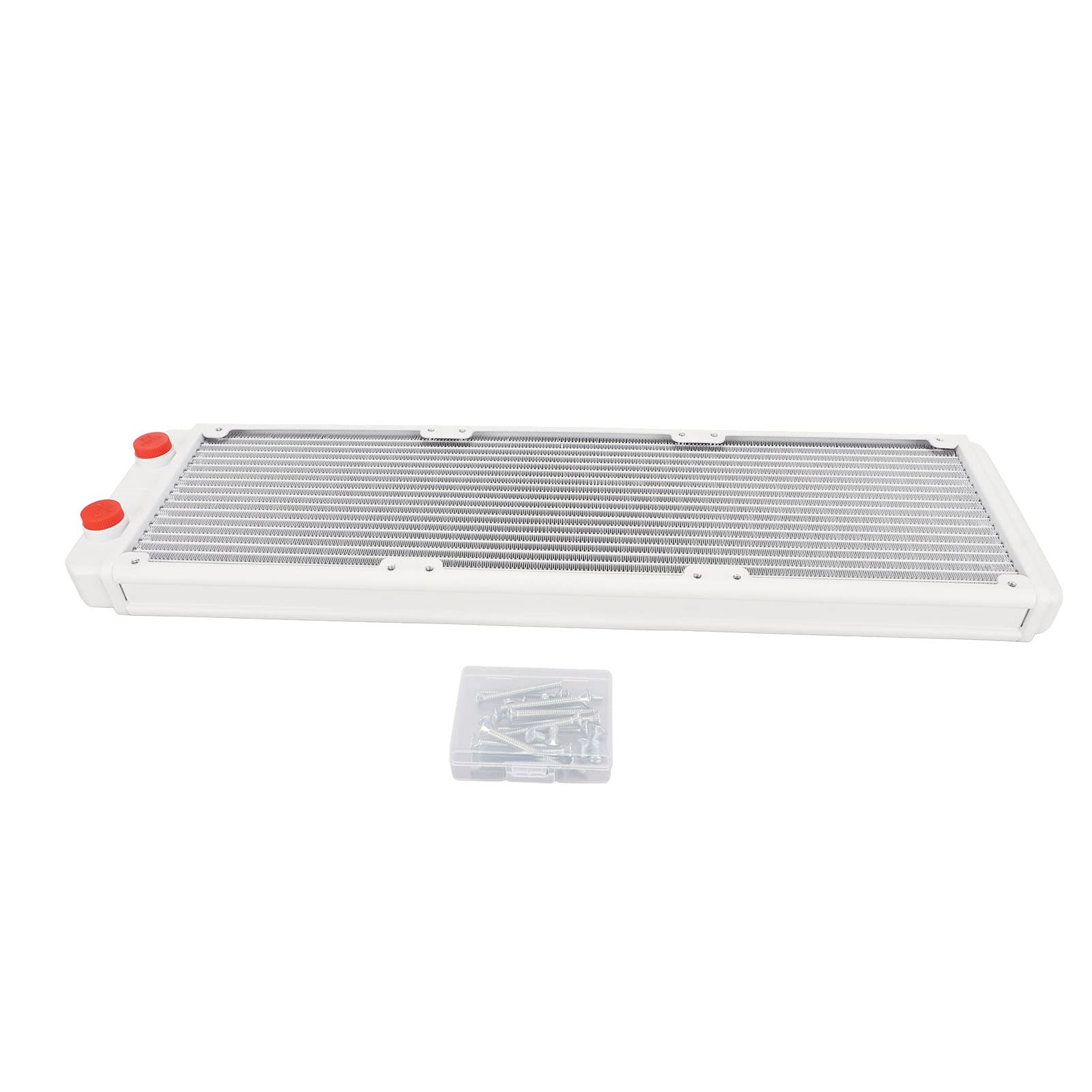 Fabater 18 Rur Chłodnica Wodna 399x119x27mm Wymiennik Ciepła ze Stopu Aluminium G1/4 Gwint PC CPU Chłodnica Cieczy do Komputera, Lasera, Chłodzenia Przemysłowego