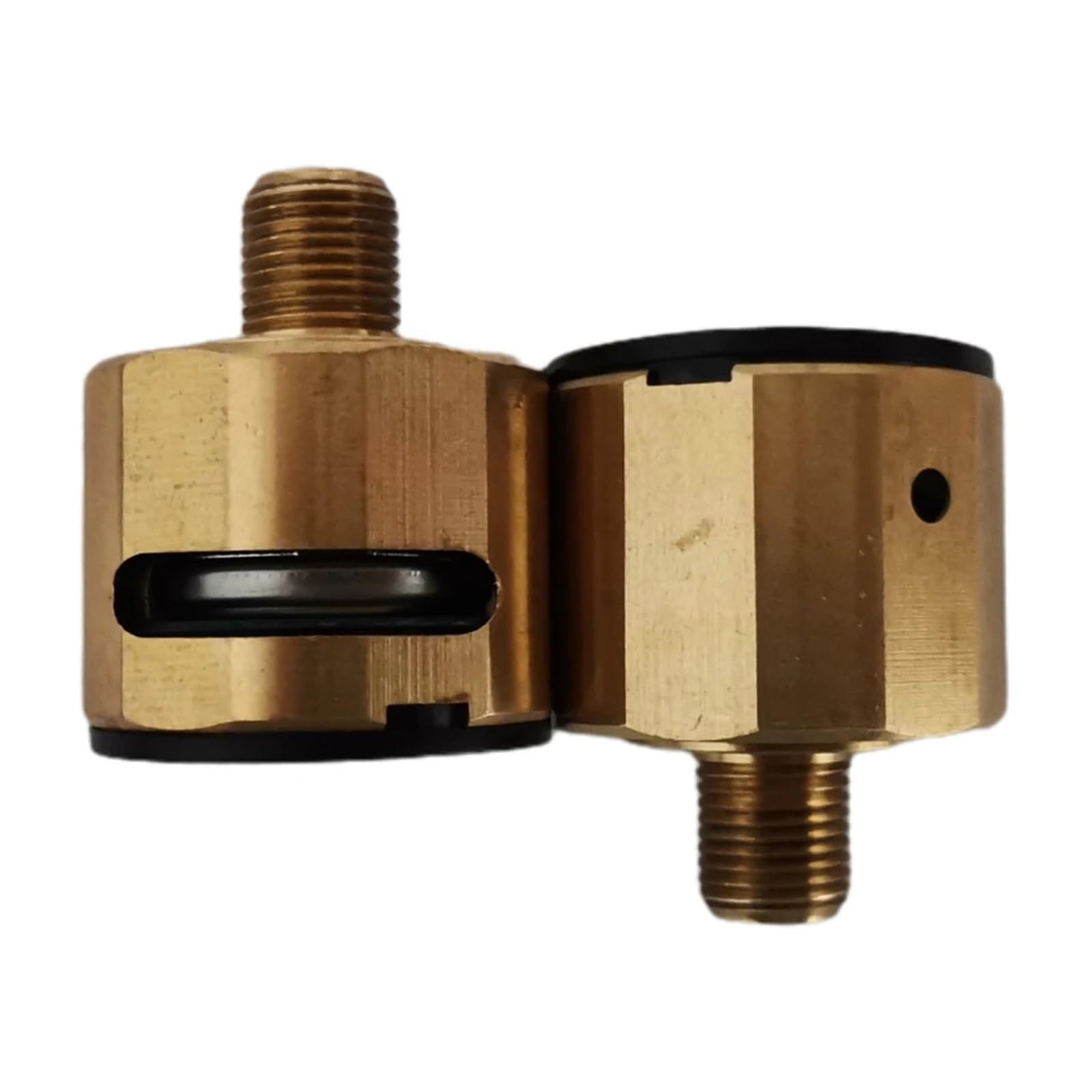Ciśnieniomierz, Cyfrowy miernik ciśnienia powietrza z gwintem 1/8 '' NPT Manometr o średnicy 4500 PSI i 28 mm(Bar unit)