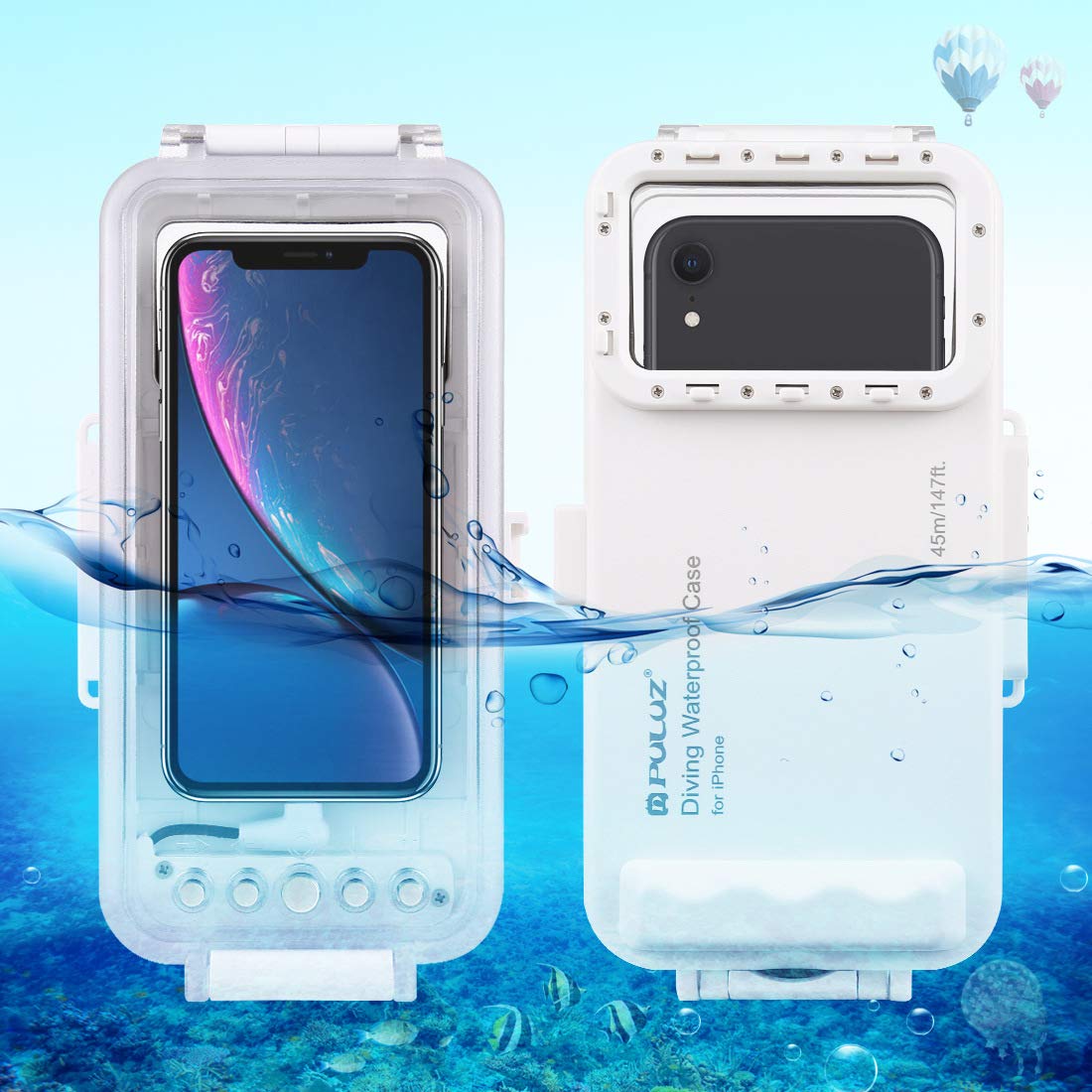 水中撮影用ハウジングセット ダイビング中にスマホ操作可能な、最新防水ハウジングに注目