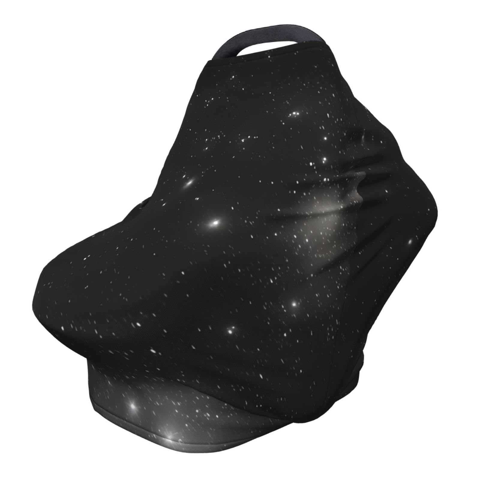 XZDHYZ Black and white galaxy Versatile full-print Stroller Chair Cover/Nursing Cover, specially designed for your baby