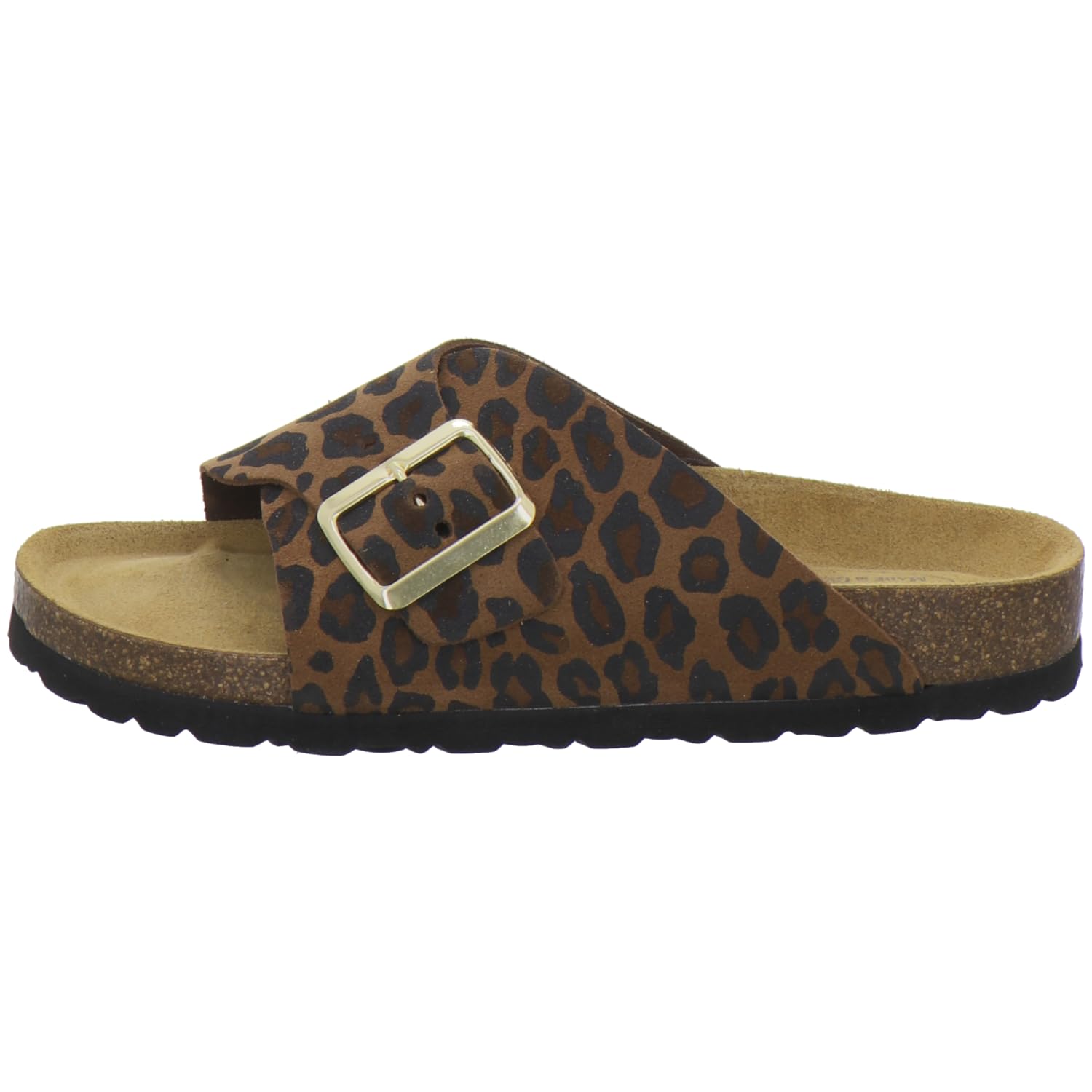 AFS-Schuhe 2150 Sandalias de mujer de piel auténtica, sandalias de verano con hebilla grande, hechas a mano en Alemania