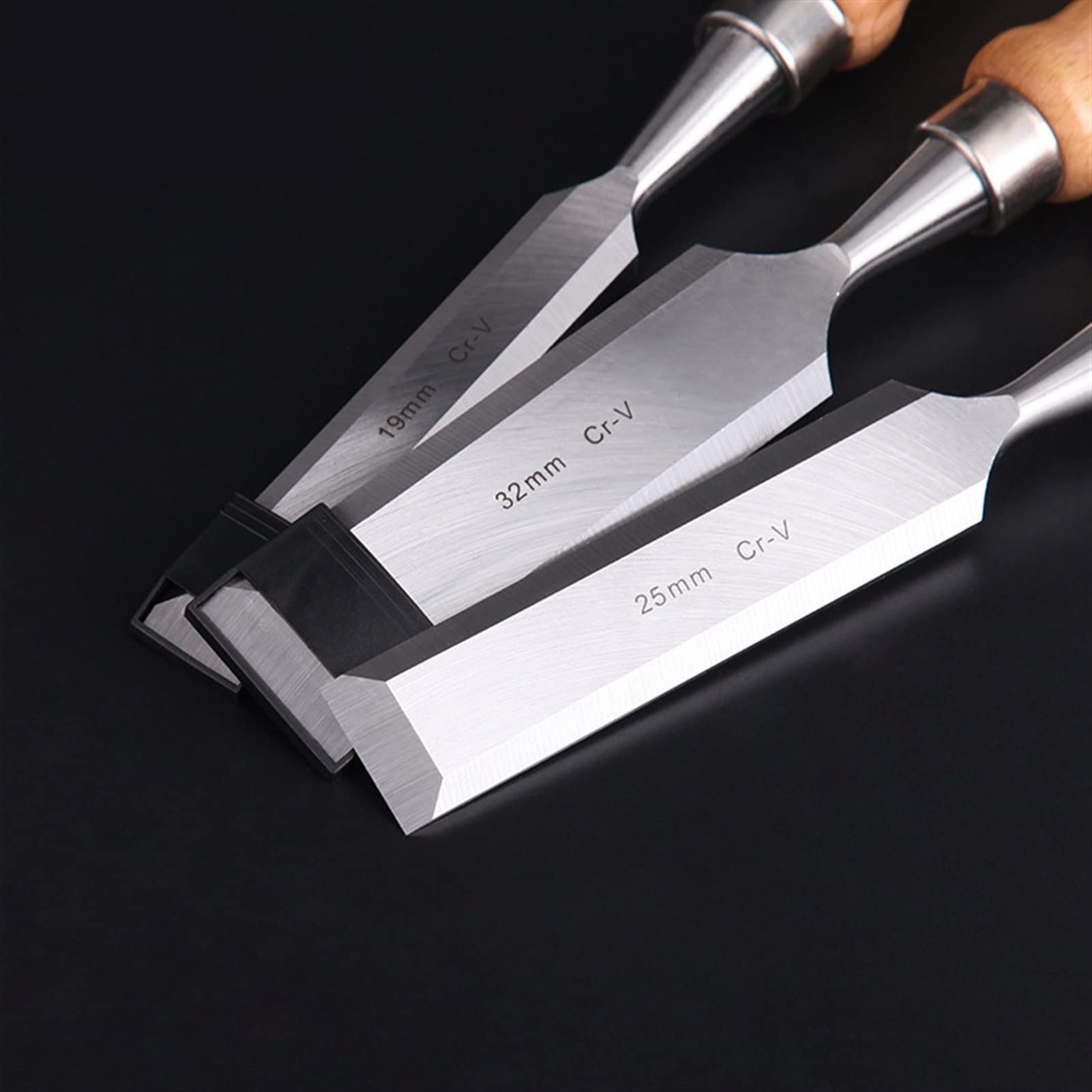Juego de 8 cinceles Profesionales para Madera, de 6 a 22 mm, para Carpintero, Planos, Cuchillos de Tallado Profesionales y Herramientas para tallar Madera.
