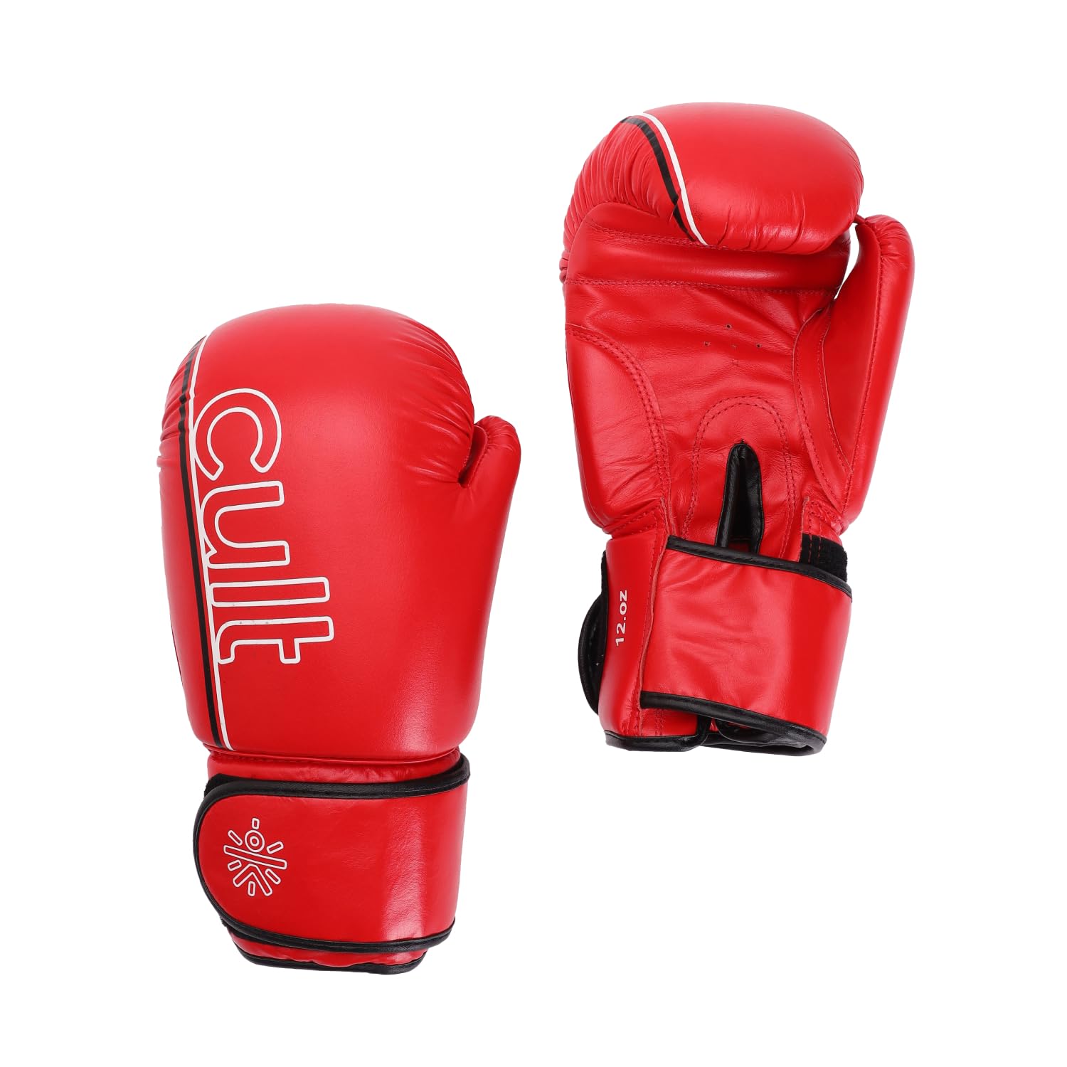 CULTSPORT Boxing Gloves for Men & Women | Foam Padding | Punching Bag Gloves for Boxing, Training, Kickboxing, Muay Thai, MMA | 14 Oz Boxing Gloves | Red