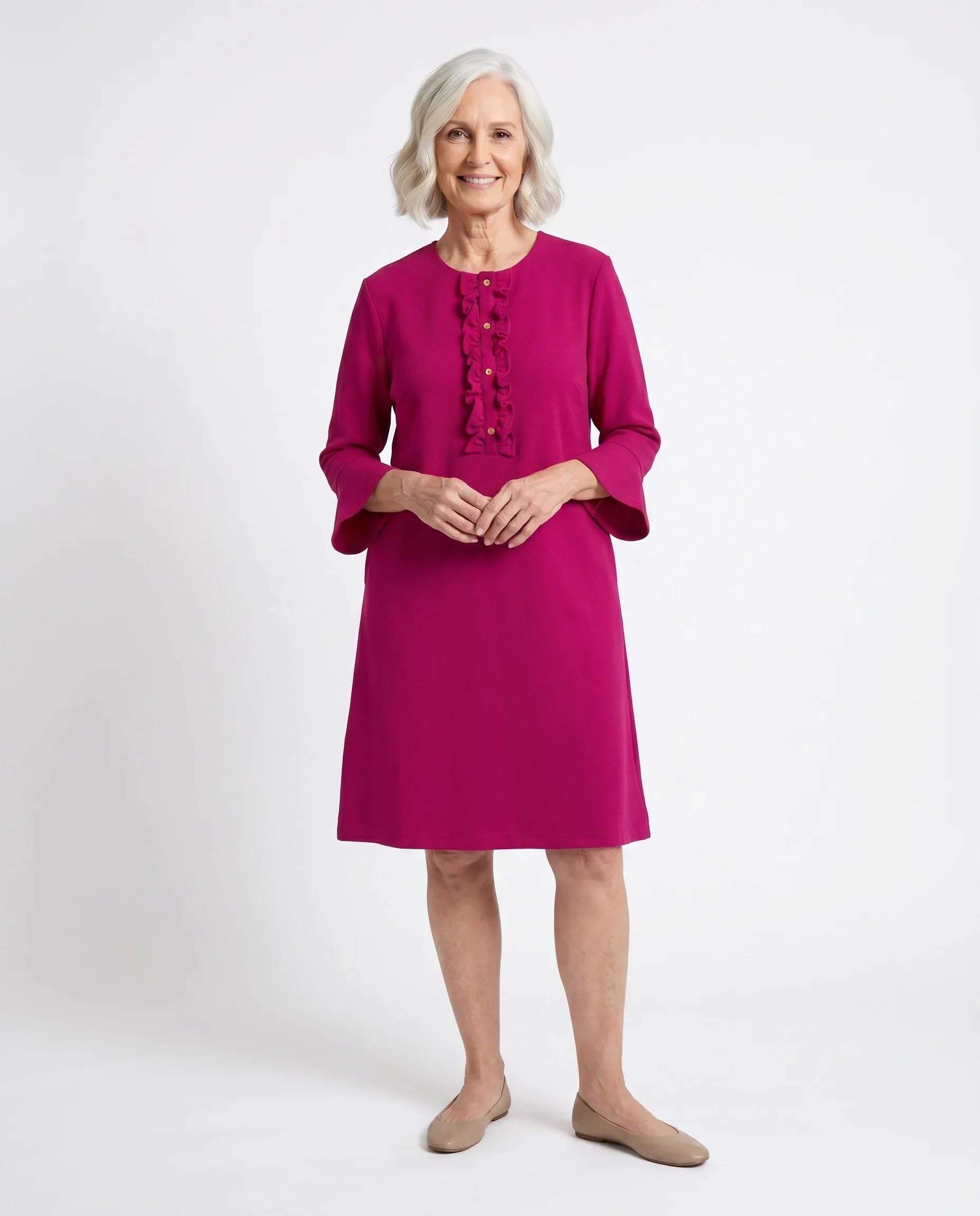 dresses for disabled ladies Ladies, this is a beautiful fall dress that fits nice in the wheelchair. Linking it in comments. #fallfashion #fashion
