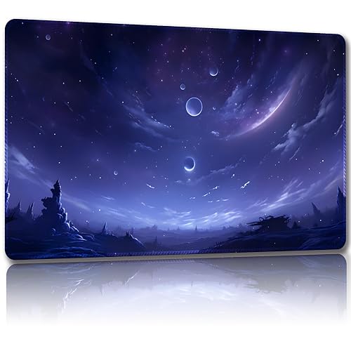Malqiqi Tapete de juego para MTG, con bolsas de almacenamiento gratis, tapete de juego de 24 x 14 pulgadas