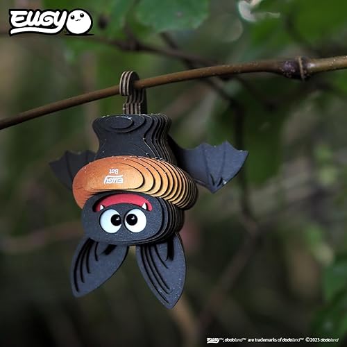 Miniatura 6 de Eugy Rompecabezas 3D de murciélagos, rompecabezas educativos ecológicos de aprendizaje para niños mayores de 6 años