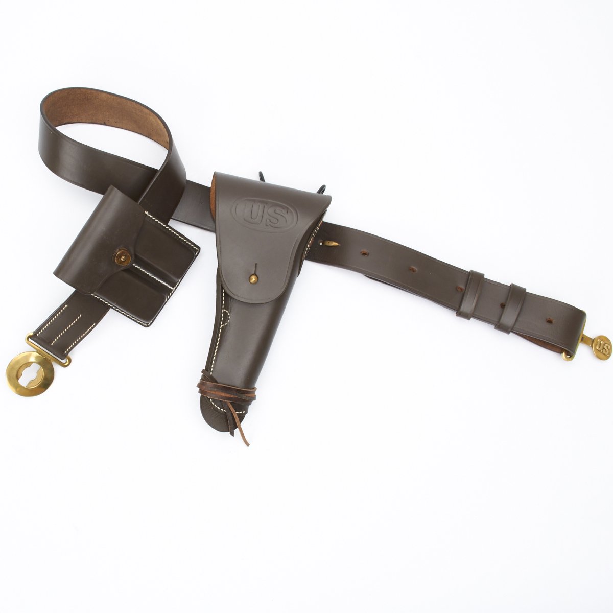 Amazon.co.jp: 米国WWII m1916。45 cal 1911ピストルレザー、ベルト