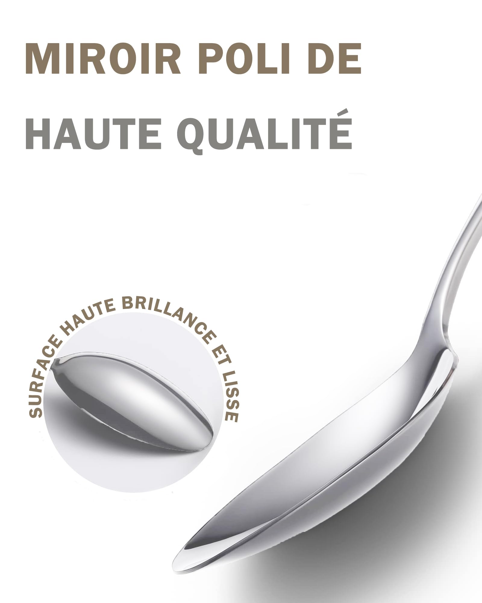 Ensemble de couverts modernes 24 pièces, Argent martelé Couteaux dentelés 2-en-1 ultra-tranchants, Service en acier inoxydable 18/10 Set pour 6 personnes, Couteaux, fourchettes, Cuillères