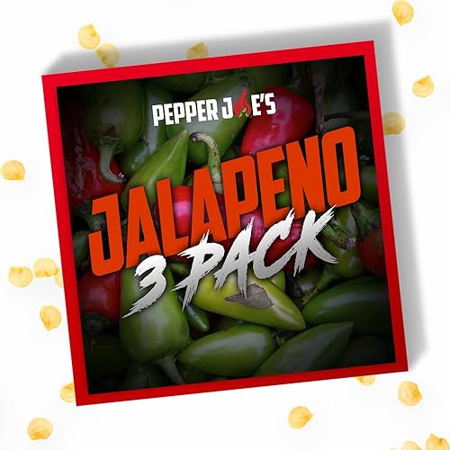 Pepper Joe's Paquete de 3 semillas de jalapeño 3 variedades esenciales de jalapeño para cultivar en tu jardín Jalapeno temprano, jalapeño