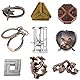 9 Stück Knobelspiele Metall, Knobelspiele für Erwachsene, Metall Geduldspiele für Kinder, Metal Puzzle Geschicklichkeitsspiel Spielzeug Geschenk Set für Erwachsene Jugendliche