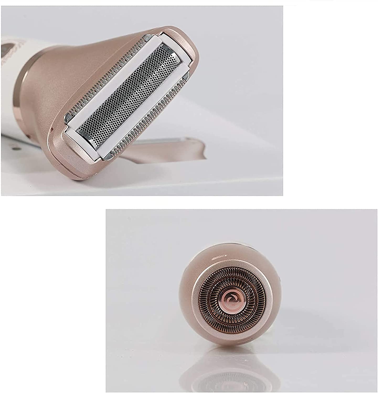 Epilatore da Donna, epilatore Elettrico 2 in 1 Rasoio Elettrico da Donna Rasoio Elettrico Impermeabile, USB