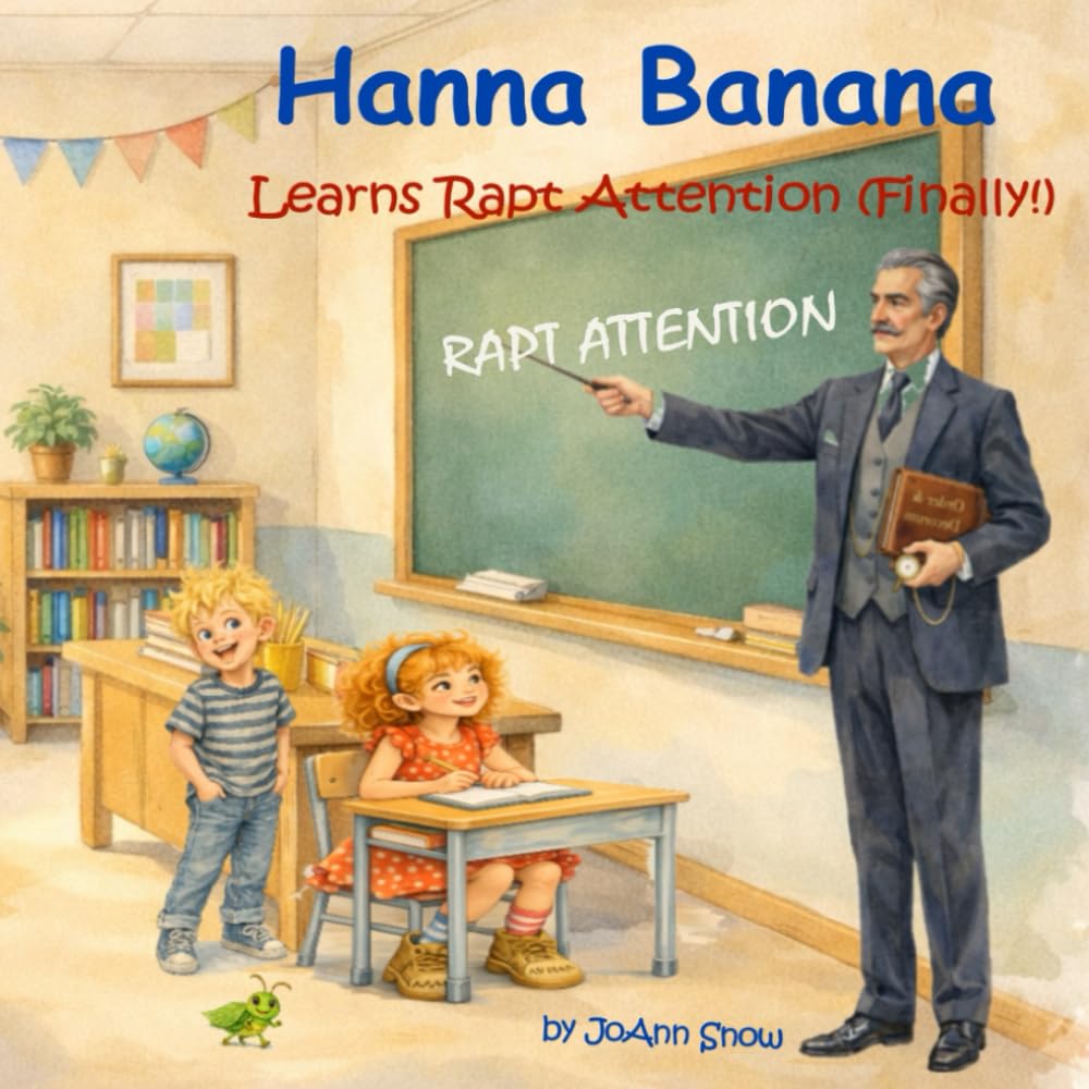 Hanna Banana Learns Rapt Attention (Finally!): A Story About Listening With Your Whole Heart (The Hanna Banana Learns Series: 12 Stories for Growing Hearts)