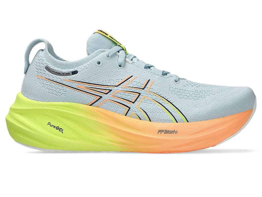 ASICS Women Gel-Nimbus 26 Cool Grey/Safety Yellow Running Shoes - 7 UK (1012B743.750) (B0D941G6B9) Amazon Price History, Amazon Price Tracker