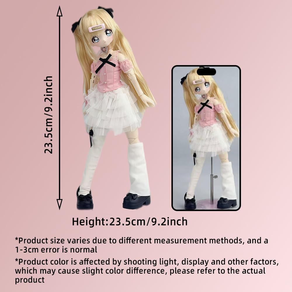 niannyyhouse BJD Blind Box Figuren, Denpa Girl Serie, Kugelgelenkpuppe mit Kleidung, Ankleide-Sammel-Actionfigur (6-tlg)