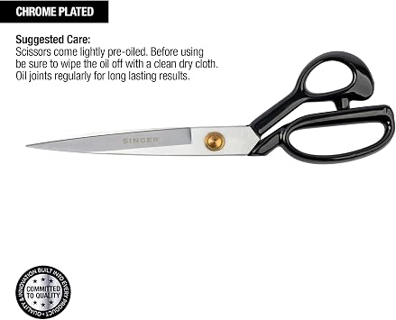 SINGER ProSeries 12 Inch Tailor Scissors for Sewing