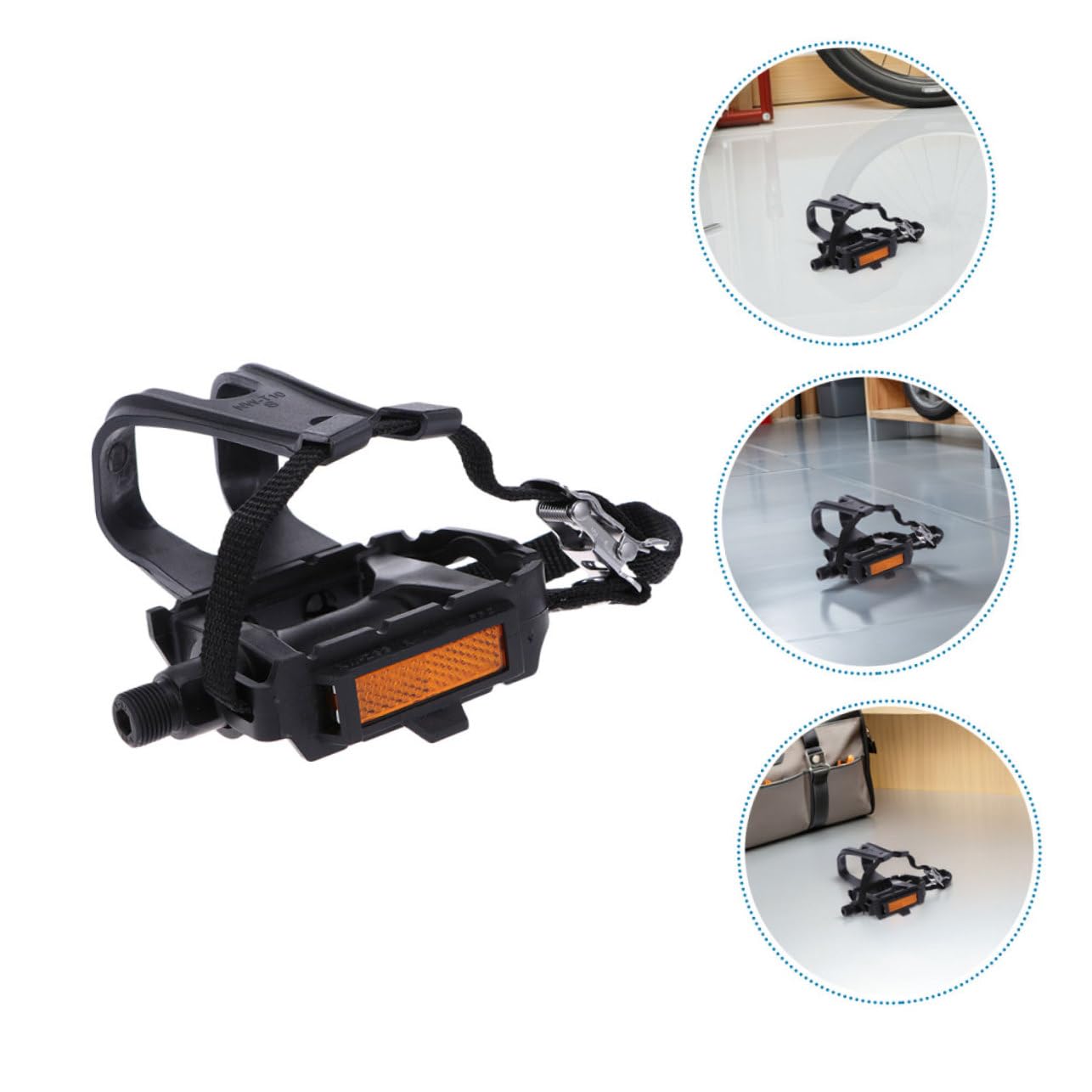 2 Pares Correas de Pedal para Bicicleta de Ajustables y Antideslizantes Cómodas para Ciclismo y Entrenamiento Gimnasio