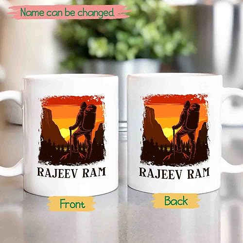 Miniatura 9 de Taza de café blanca con nombre personalizado de 11 y 15 onzas, taza de café de viaje para jugadores de golf, fanáticos del golf, entrenadores de