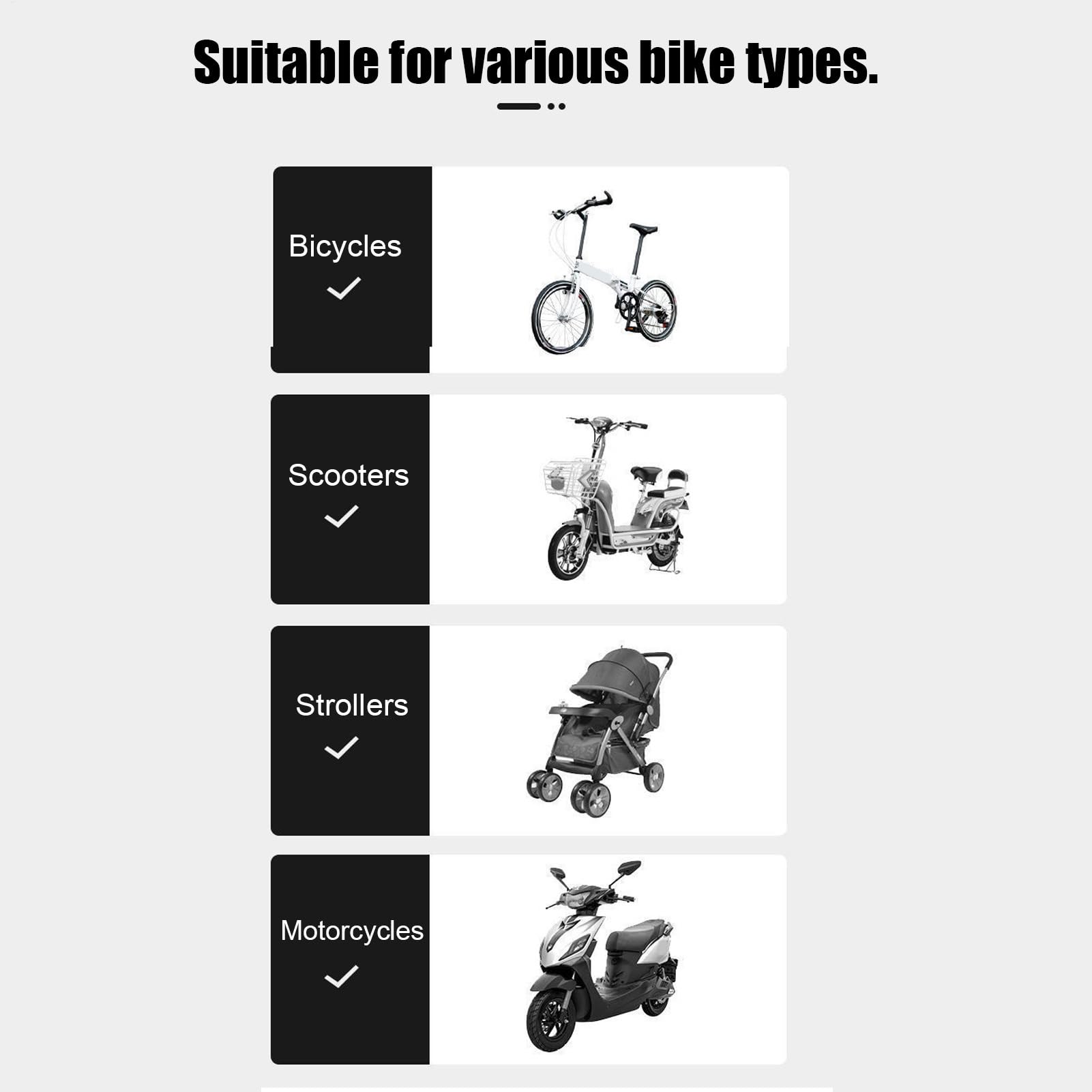 Portaombrelli per bicicletta, supporto regolabile per ombrello, senza fori, di fissaggio per bici, per figlia, adolescenti, famiglia, ragazze, giovani, amici, donne