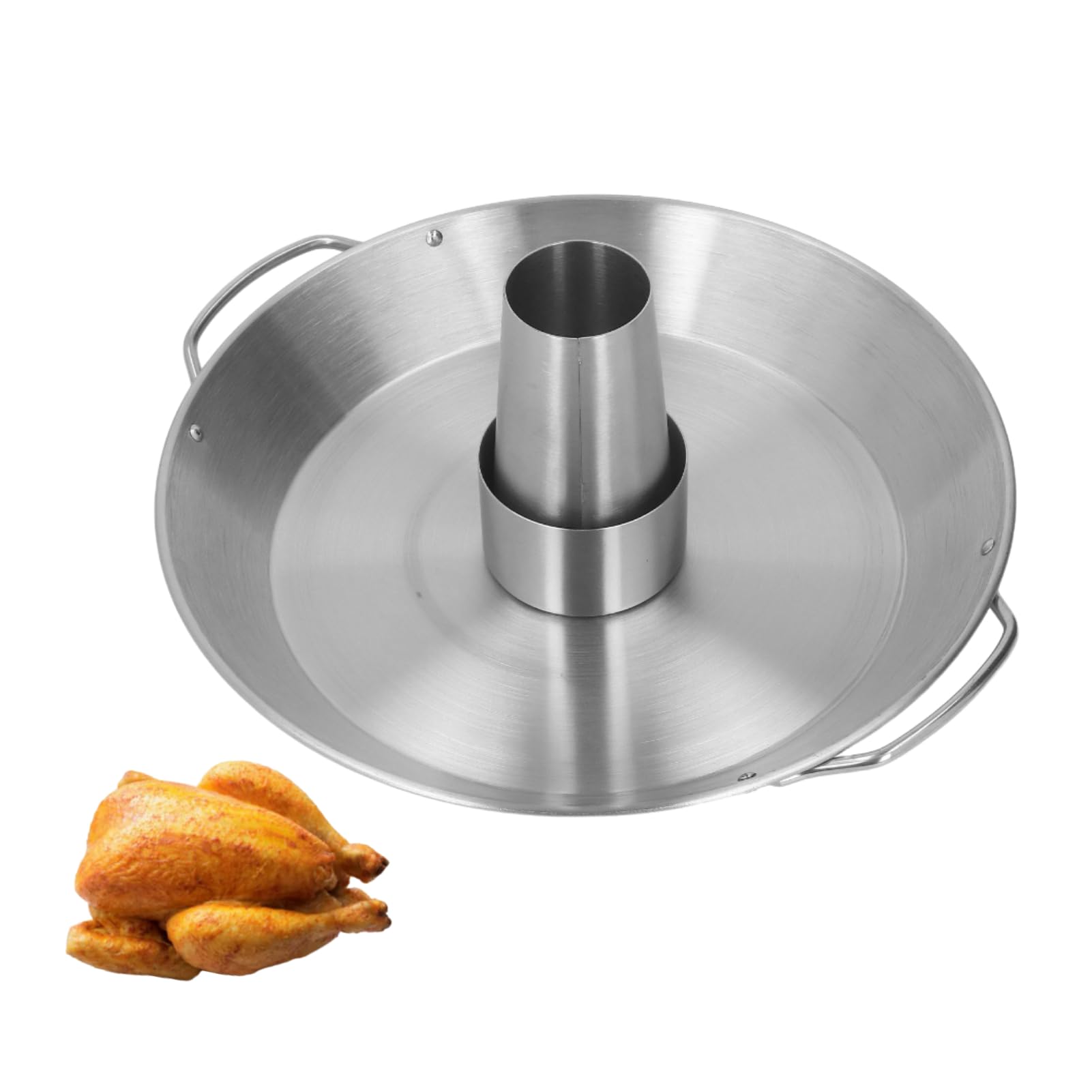 Support de Barbecue de Poulet, Support De Poulet De Canette De Bière, Rôtissoire De Poulets Droite En Acier Inoxydable De 9,4 Pouces Bbq Canette De Bière Poulets Rôtissoire Bbq