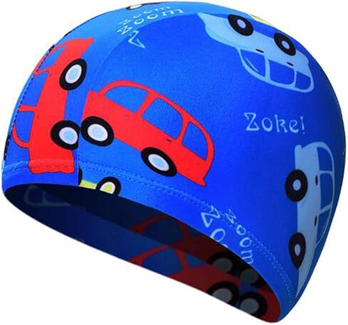 Miniatura 8 de Ewanda store Gorro de natación para niños de 2 a 8 años de edad, con pelo largo