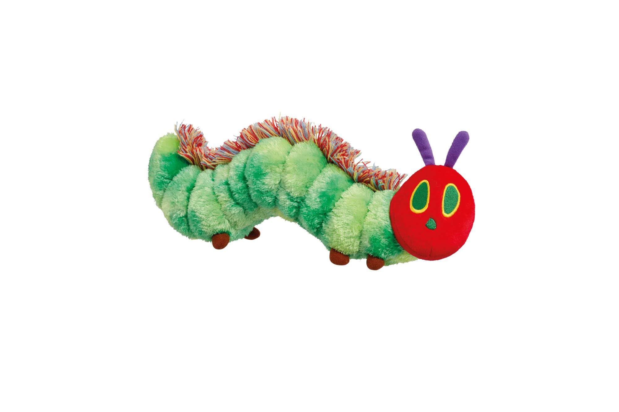Rainbow DesignsVery Hungry Caterpillar Soft Baby Toy with Tactile Fluffy Spine - Cuddly Plush Character from Eric Carle's Classic Story Book - Snuggly Companion for Playtime & Storytime, 0-3 Years