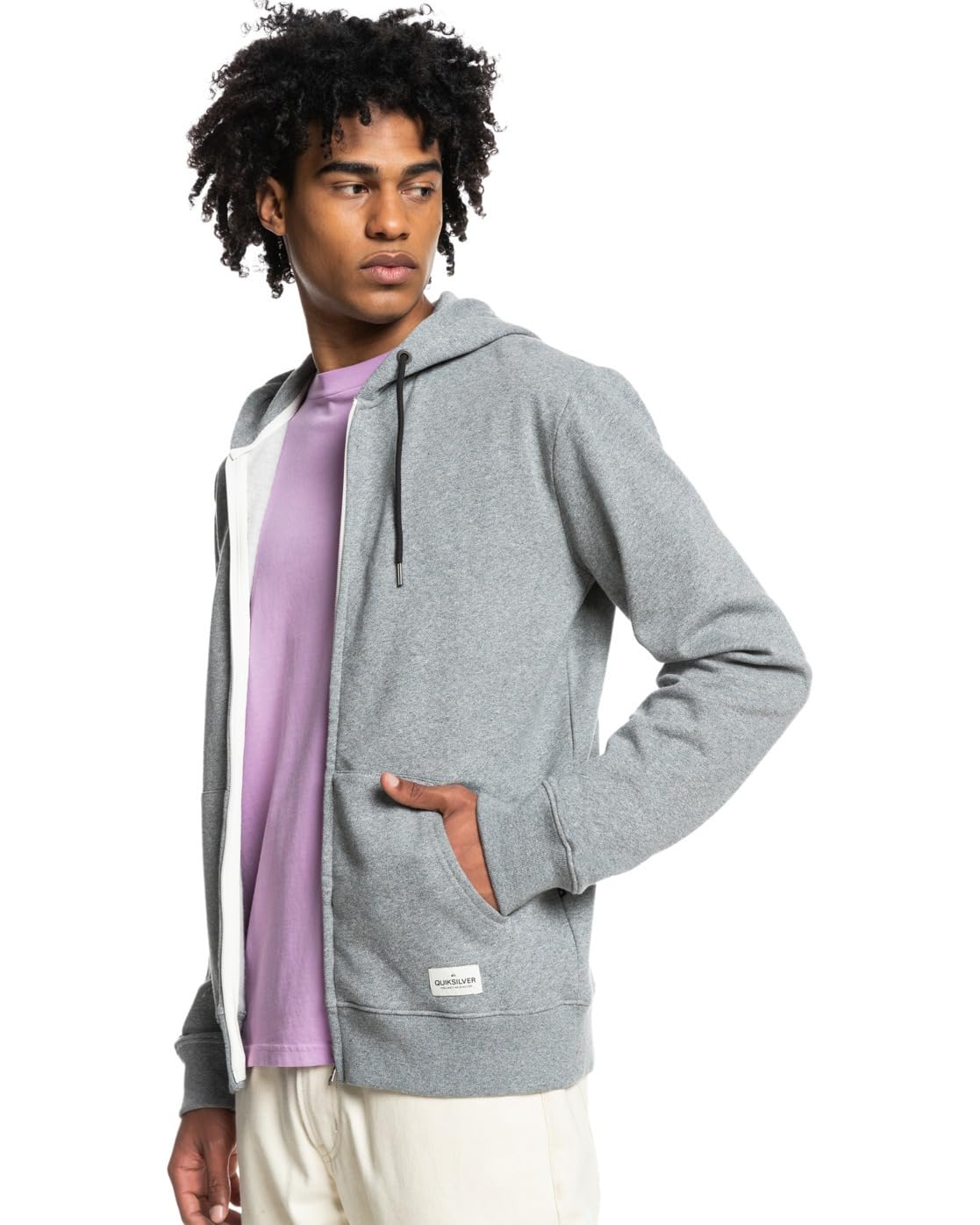 Quiksilver Essentials Zip Terry Maglione Uomo