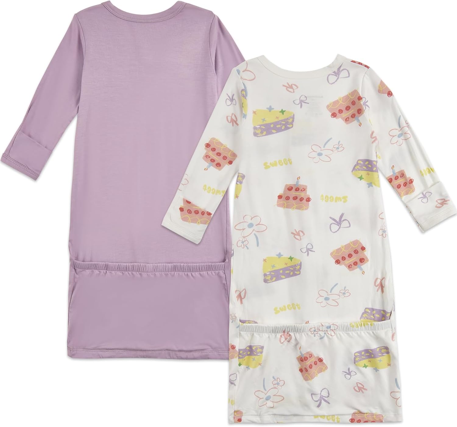 Aablexema Baby Nightgowns Rayon of Bamboo 2-way Zipper for Boys Girls image 3