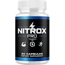 Nitrox Pro Capsules - Official NitroxPro Support Advanced Formula Natural Ingredients - Maximum Strength, Nitrox Pro Supplement for Overall Health & Wellness, 60 Capsules for 1 Month