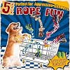 Forfon Tough & Strong Dog Toy for Aggressive Chewers Tough Chew Toys for Large Dogs, Ideal for Tug-of-War & Teeth Cleaning, with 3 Rope Toys & 2 Dog Bags