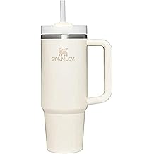 STANLEY Quencher H2.0 Tumbler with Straw 30 oz | Flowstate 3-Position Lid | Cup Holder Compatible for Travel | Insulated Stainless Steel Cup | BPA-Free | Cream