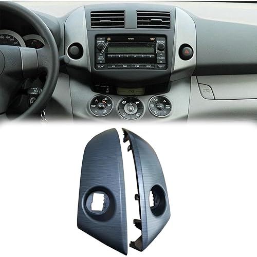 Miniatura 3 de Cubierta central para salpicadero, ajuste para Toyota RAV4 Base Limited EV Sport 2006 2007 2008 2009 2010 2011 2012 Panel de instrumentos centrales