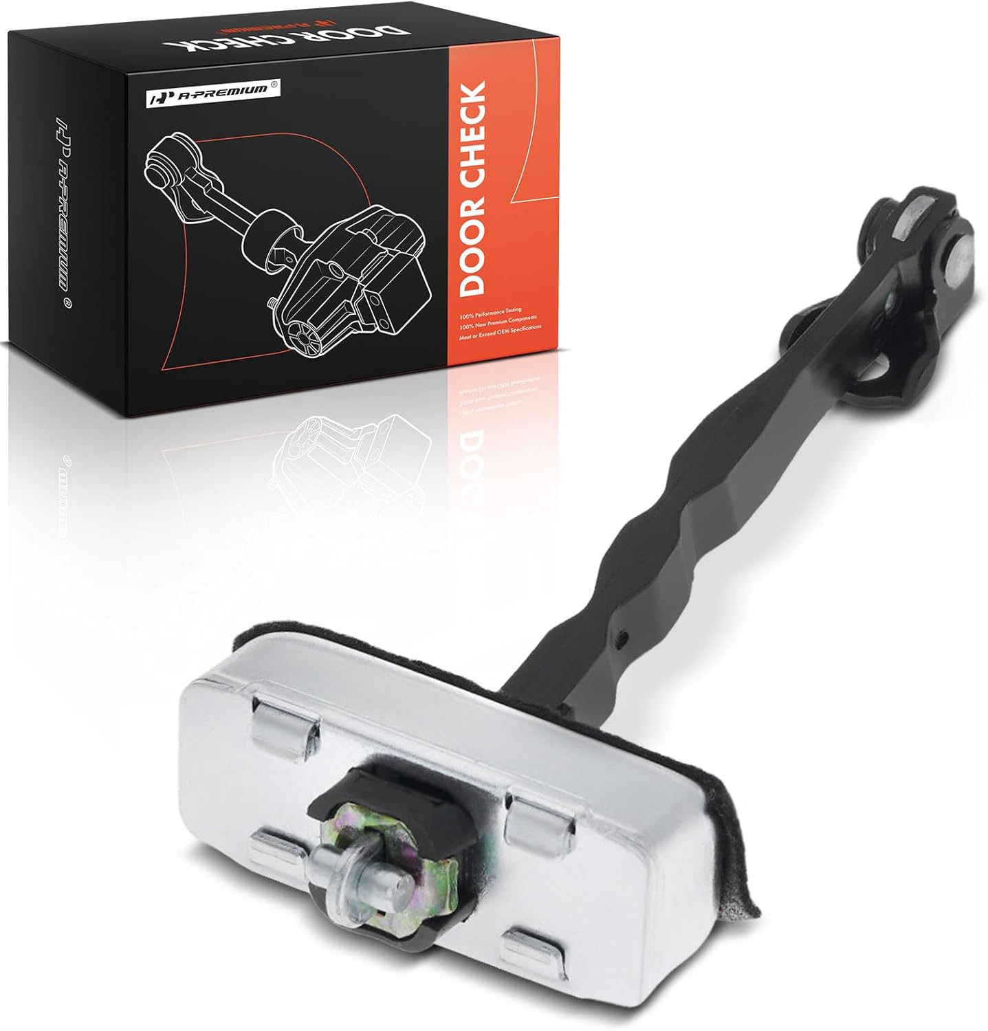 A-Premium Rear Left or Right Door Check Strap Stopper Compatible with Toyota Tundra 2007-2021, Sequoia 2008-2022, Replace# 686400C050, 686300C050