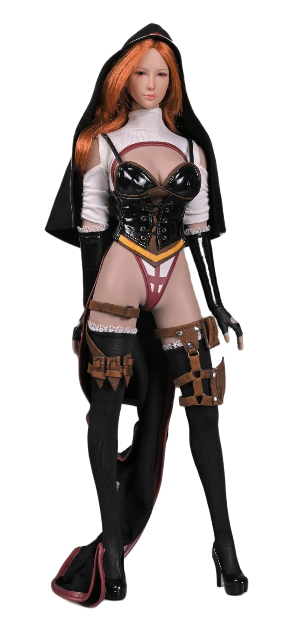 Poupée féminine 1/6 vêtements église noire figurine action 30cm SA002