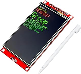 3.5 Inches TFT LCD Touch Screen Shield Display Module 480x320 SPI Serial ILI9488 with Touch Pen Compatible with Arduino R3/Mega2560 Development Board