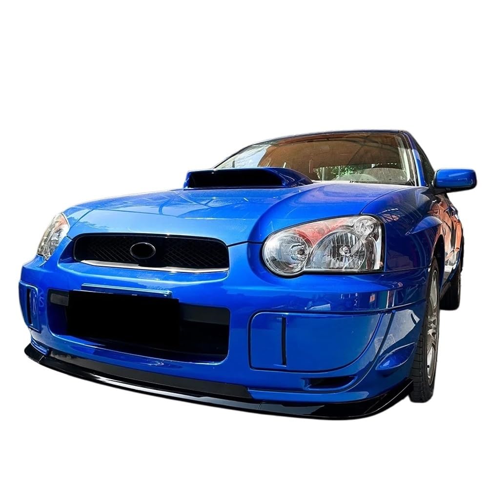 Przedni spojler zderzaka kompatybilny z Subaru Impreza WRX STI 2004 2005 Spoiler dolny dyfuzor Splitter zestawy Tuning Auto tablica ochronna akcesoria(Gloss Black)