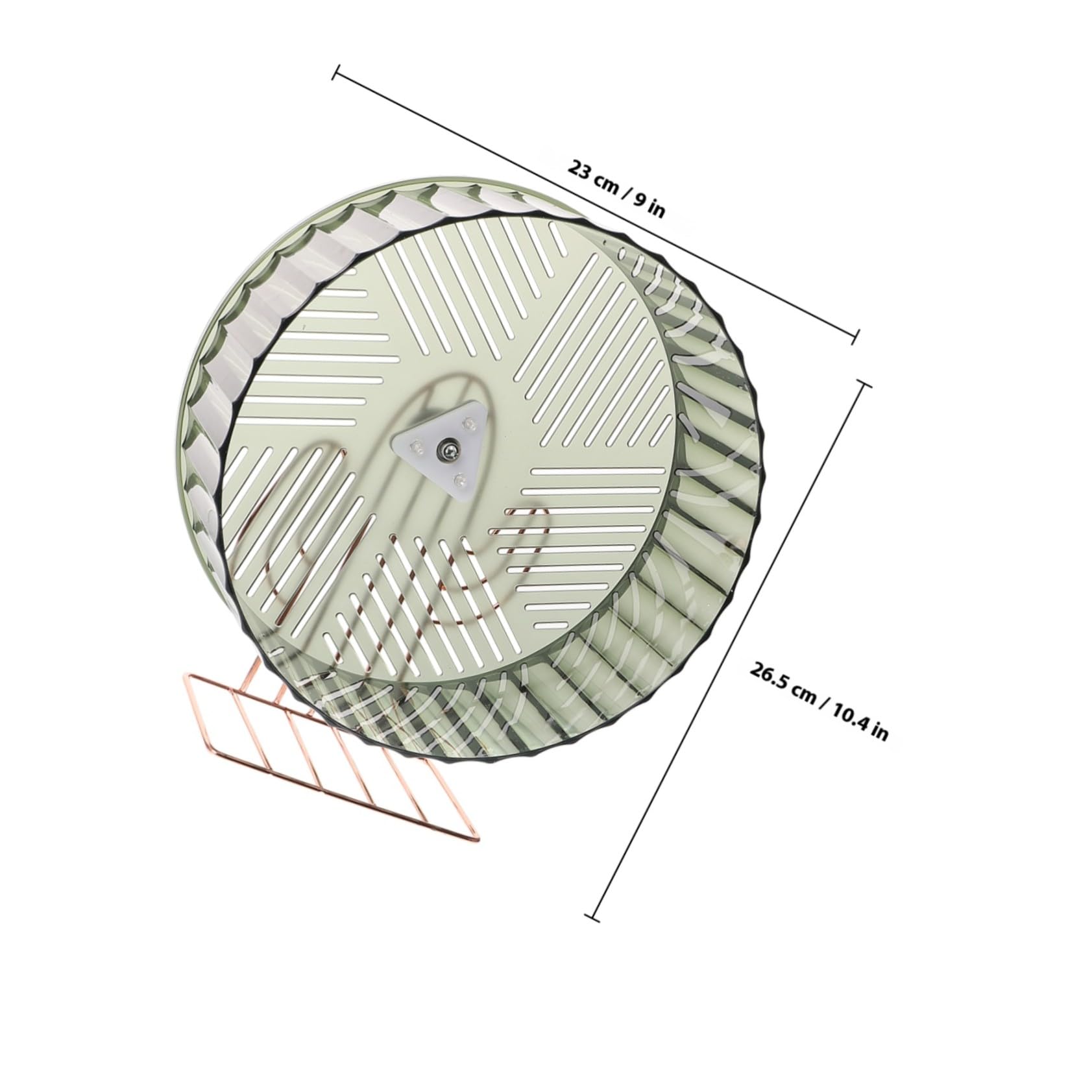Beaupretty Rueda de Ejercicio Soporte Estable para Hámster y Chinchilla Material Plástico y Aleación, Adecuado para Jaula y Deporte de Mascotas Pequeñas